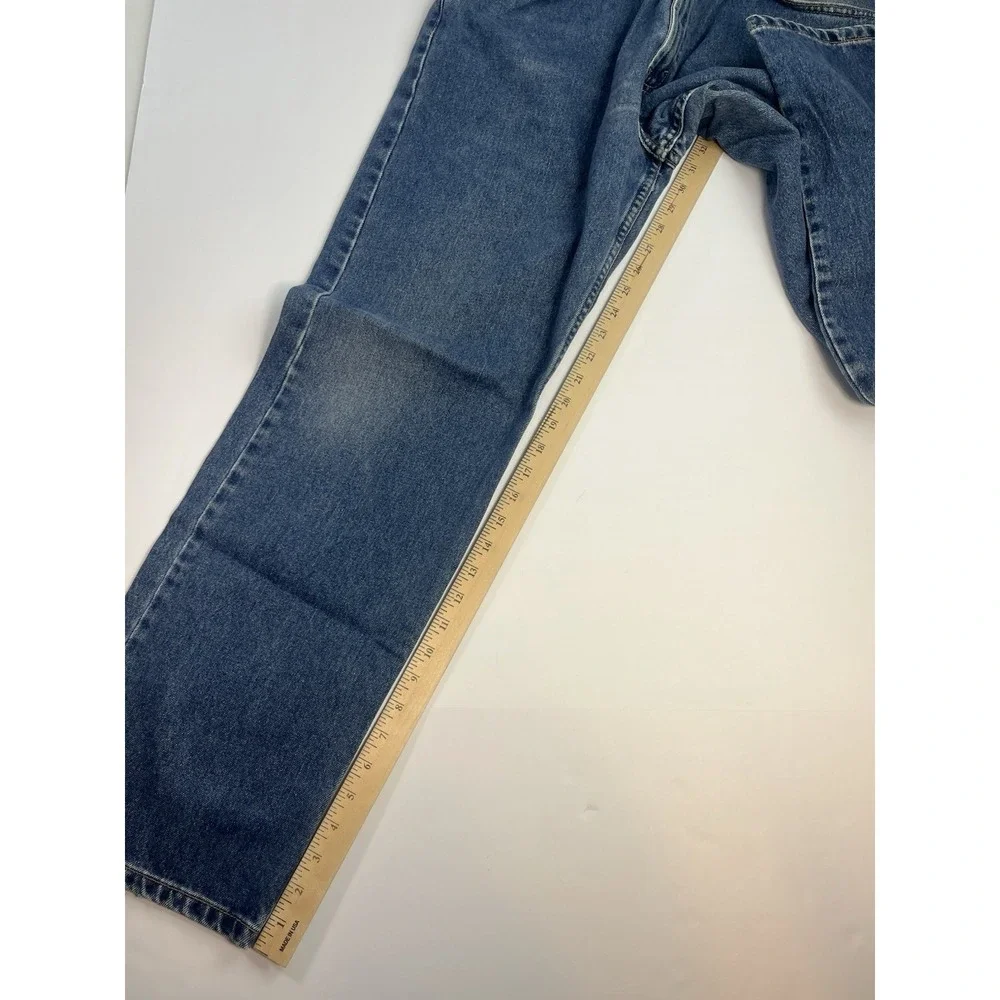 Levi's 505 Jeans 32x31 Straight Fit Medium Wash Denim Y2K Classic Style